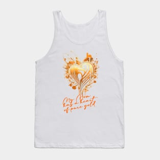 For a mom with a heart of gold: If you can't find the words to express all your affection for your mom, try with this design Tank Top